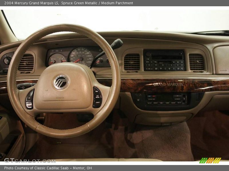 Spruce Green Metallic / Medium Parchment 2004 Mercury Grand Marquis LS