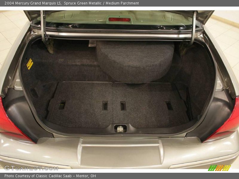 Spruce Green Metallic / Medium Parchment 2004 Mercury Grand Marquis LS
