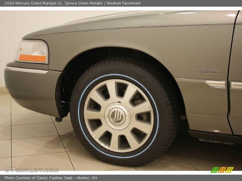Spruce Green Metallic / Medium Parchment 2004 Mercury Grand Marquis LS