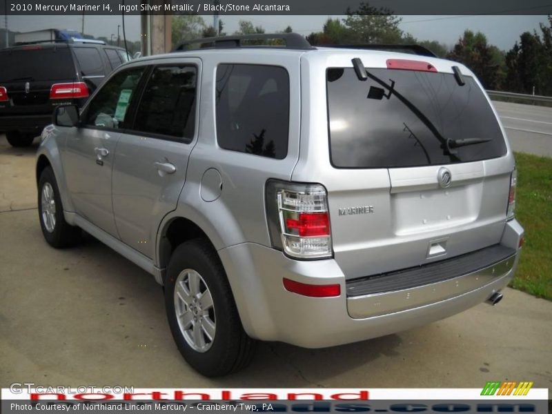 Ingot Silver Metallic / Black/Stone Alcantara 2010 Mercury Mariner I4