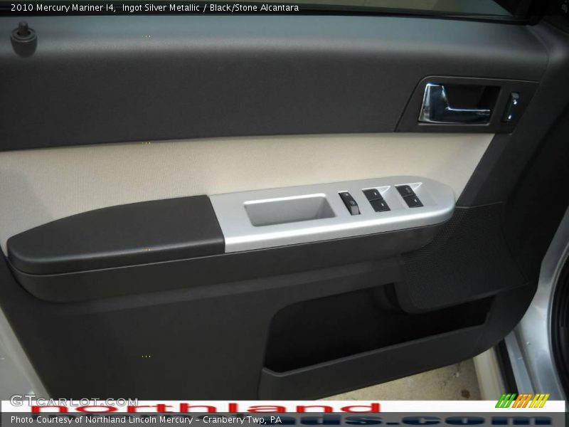 Ingot Silver Metallic / Black/Stone Alcantara 2010 Mercury Mariner I4