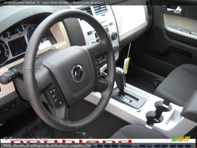 Ingot Silver Metallic / Black/Stone Alcantara 2010 Mercury Mariner I4