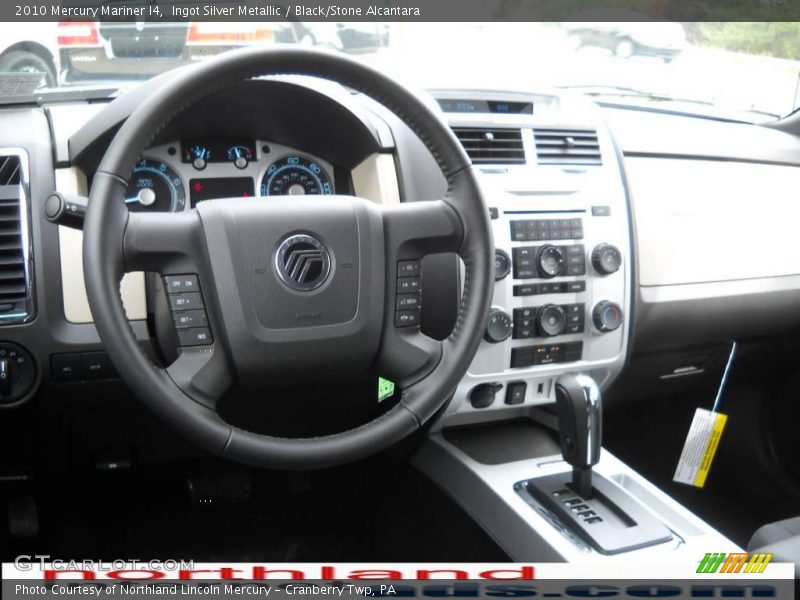 Ingot Silver Metallic / Black/Stone Alcantara 2010 Mercury Mariner I4
