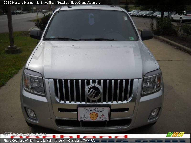 Ingot Silver Metallic / Black/Stone Alcantara 2010 Mercury Mariner I4