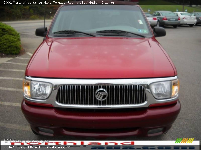 Toreador Red Metallic / Medium Graphite 2001 Mercury Mountaineer 4x4