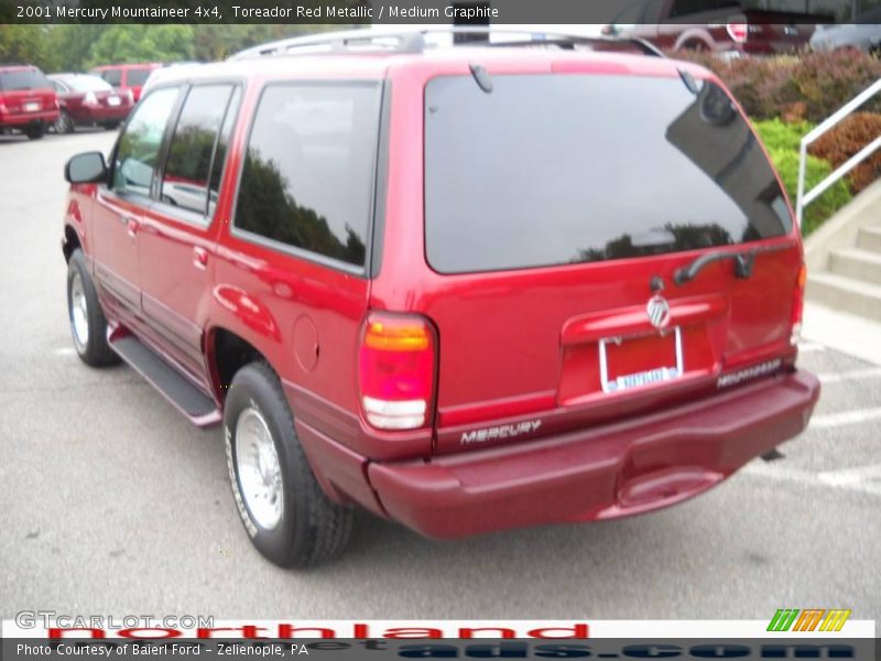 Toreador Red Metallic / Medium Graphite 2001 Mercury Mountaineer 4x4