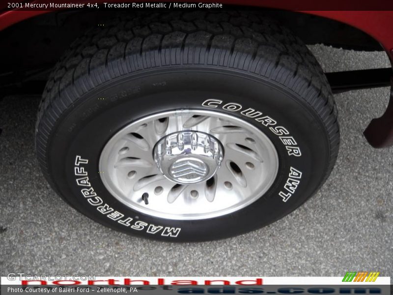 Toreador Red Metallic / Medium Graphite 2001 Mercury Mountaineer 4x4