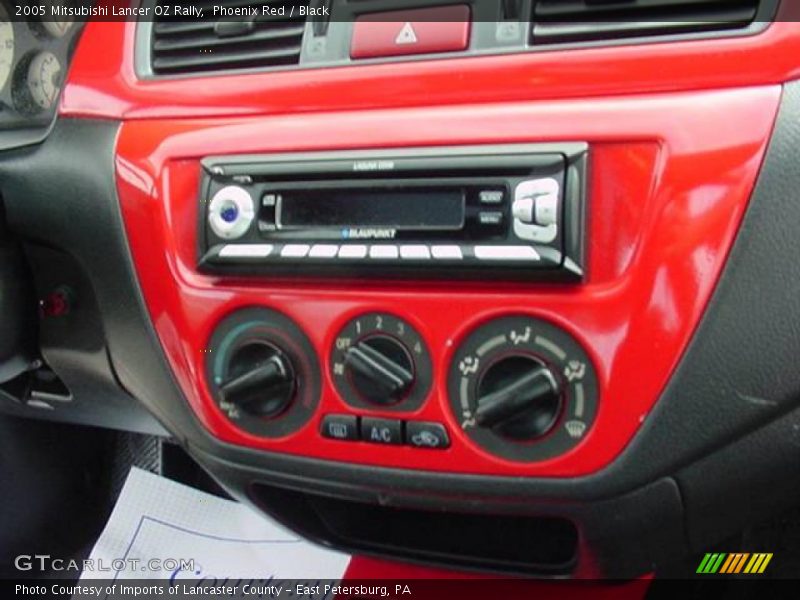 Phoenix Red / Black 2005 Mitsubishi Lancer OZ Rally
