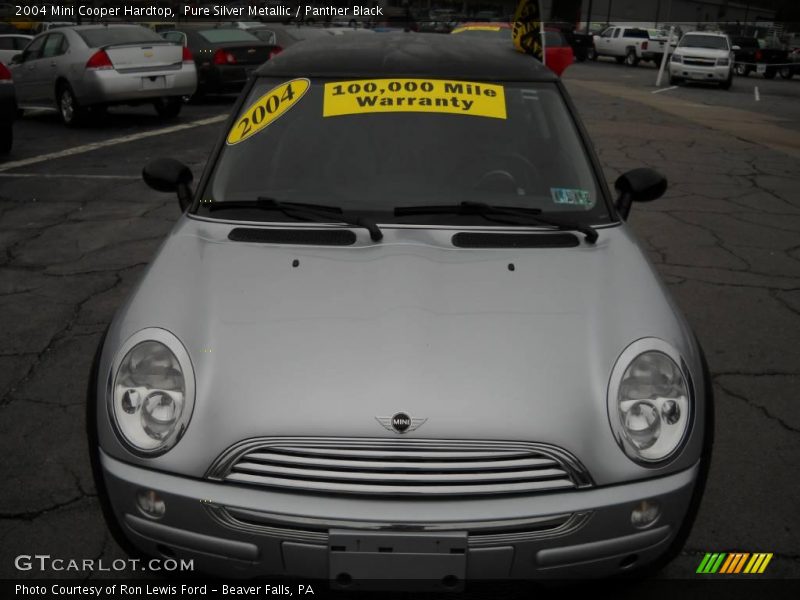 Pure Silver Metallic / Panther Black 2004 Mini Cooper Hardtop