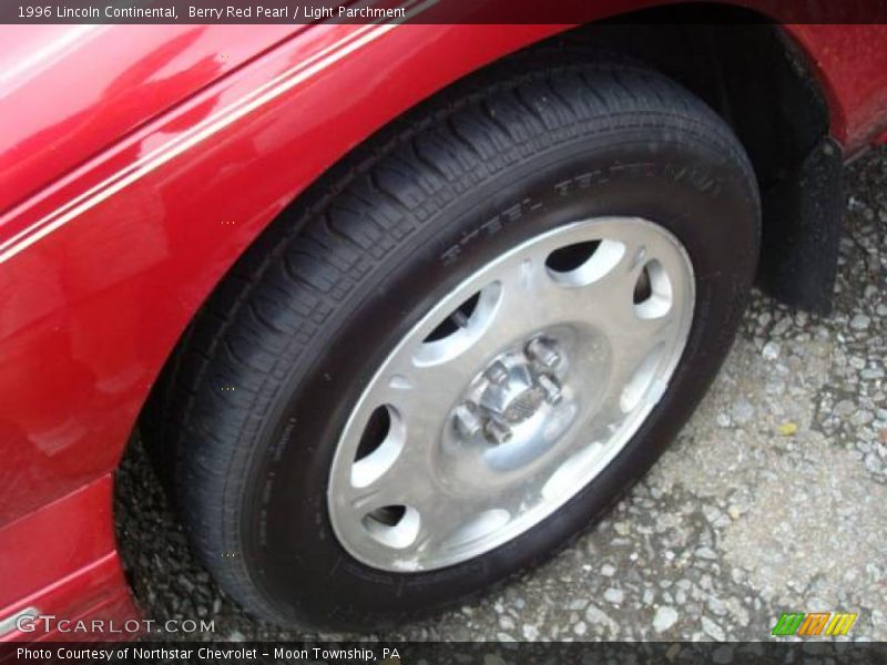 Berry Red Pearl / Light Parchment 1996 Lincoln Continental