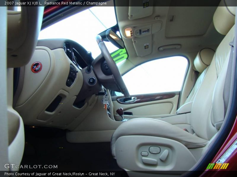 Radiance Red Metallic / Champagne 2007 Jaguar XJ XJ8 L