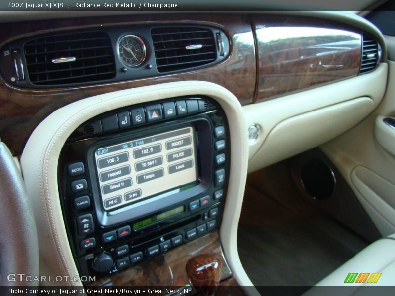 Radiance Red Metallic / Champagne 2007 Jaguar XJ XJ8 L