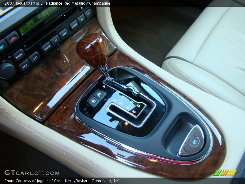 Radiance Red Metallic / Champagne 2007 Jaguar XJ XJ8 L