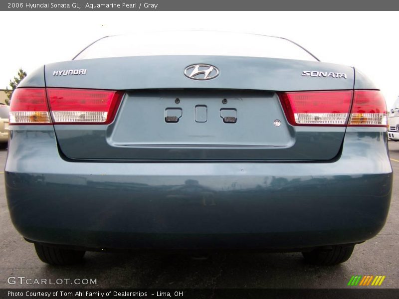 Aquamarine Pearl / Gray 2006 Hyundai Sonata GL