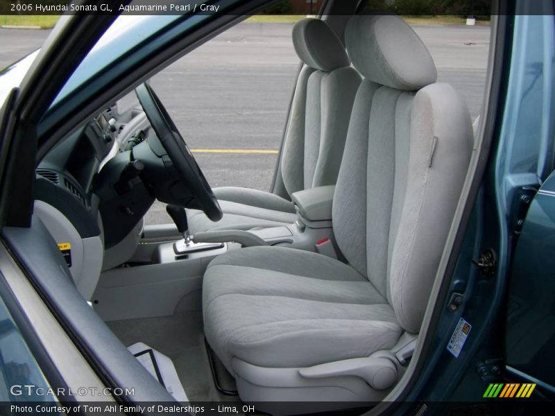 Aquamarine Pearl / Gray 2006 Hyundai Sonata GL