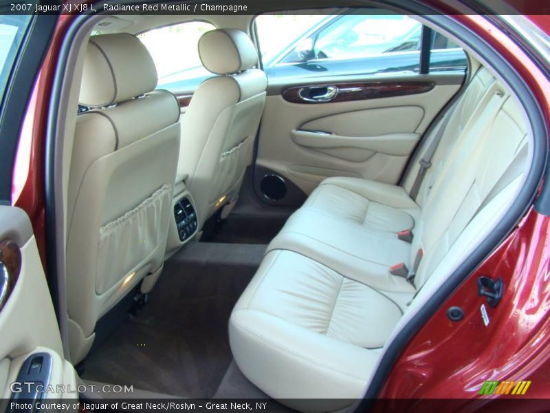 Radiance Red Metallic / Champagne 2007 Jaguar XJ XJ8 L
