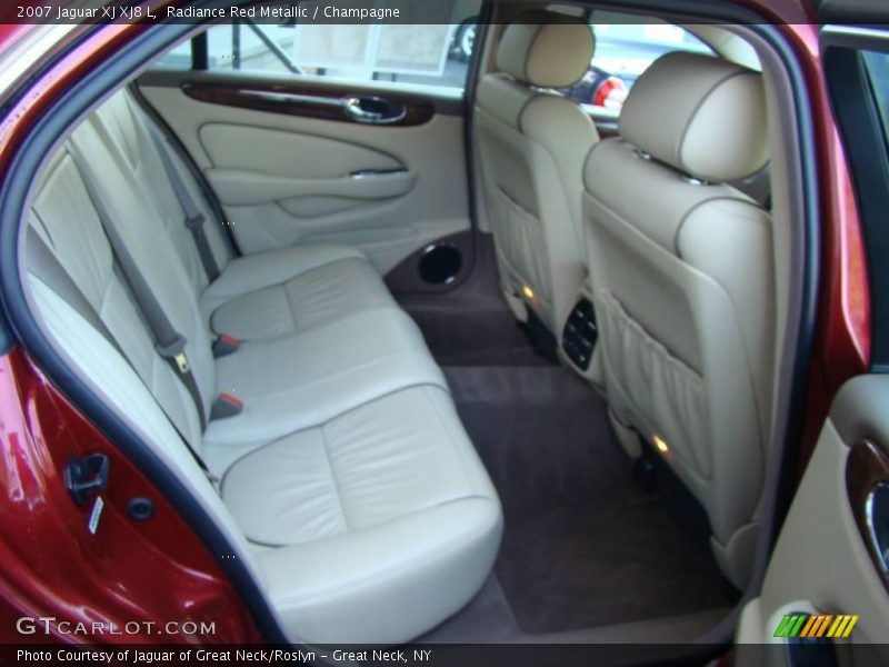 Radiance Red Metallic / Champagne 2007 Jaguar XJ XJ8 L