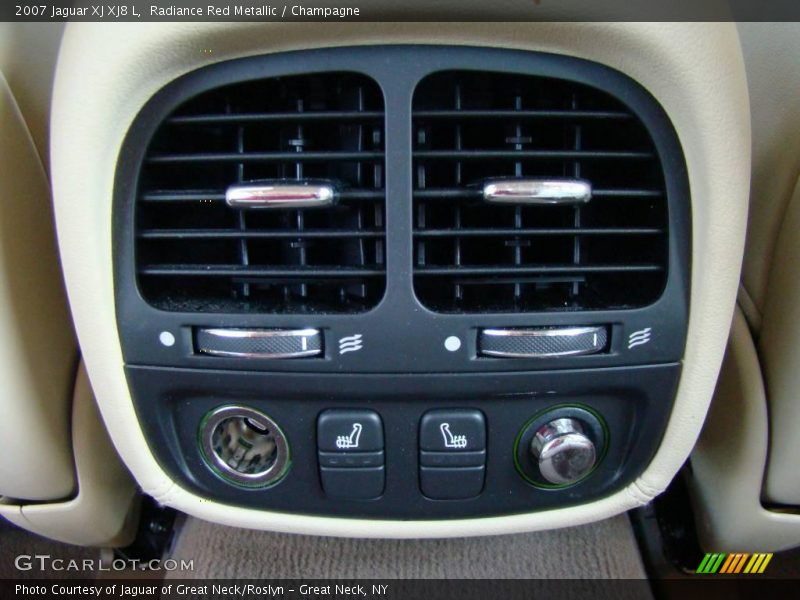 Radiance Red Metallic / Champagne 2007 Jaguar XJ XJ8 L