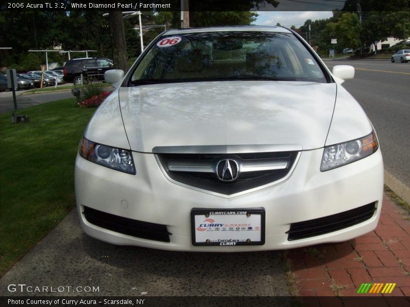 White Diamond Pearl / Parchment 2006 Acura TL 3.2