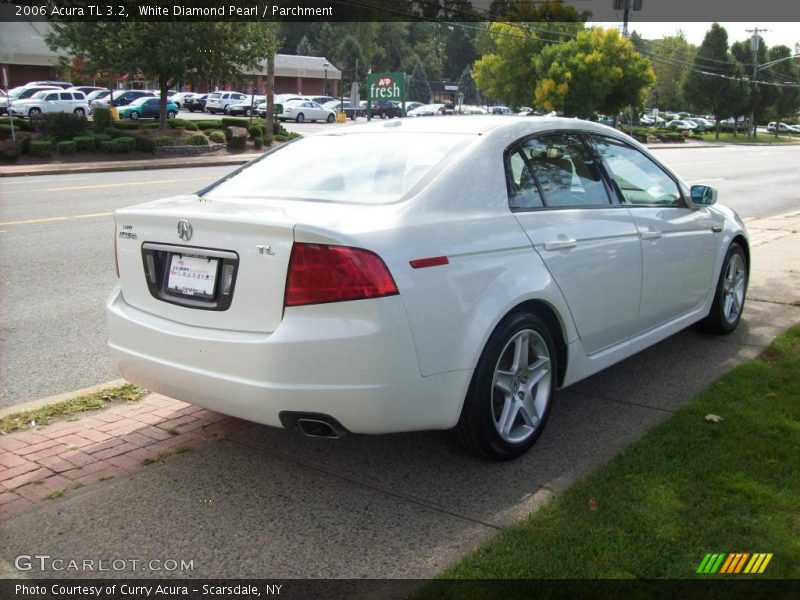 White Diamond Pearl / Parchment 2006 Acura TL 3.2