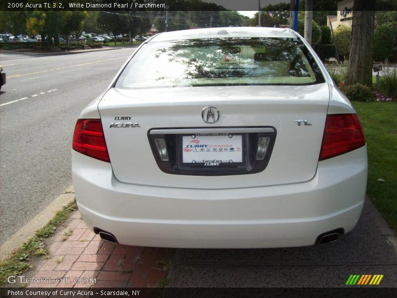 White Diamond Pearl / Parchment 2006 Acura TL 3.2