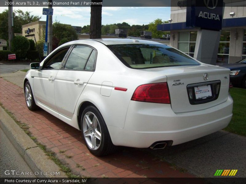 White Diamond Pearl / Parchment 2006 Acura TL 3.2