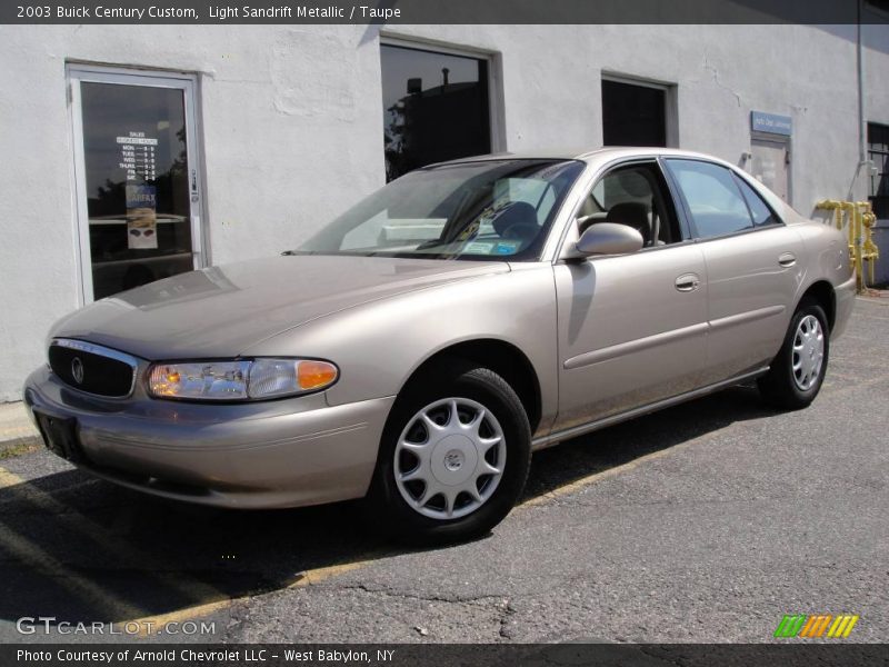 Light Sandrift Metallic / Taupe 2003 Buick Century Custom