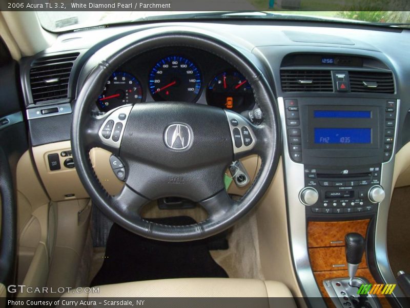 White Diamond Pearl / Parchment 2006 Acura TL 3.2