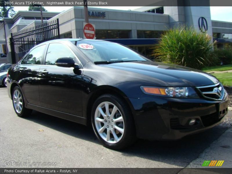Nighthawk Black Pearl / Ebony Black 2006 Acura TSX Sedan