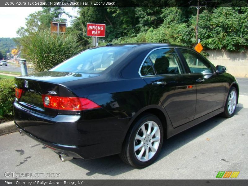 Nighthawk Black Pearl / Ebony Black 2006 Acura TSX Sedan