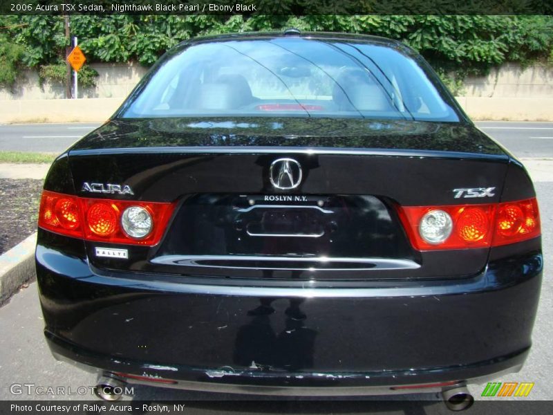 Nighthawk Black Pearl / Ebony Black 2006 Acura TSX Sedan