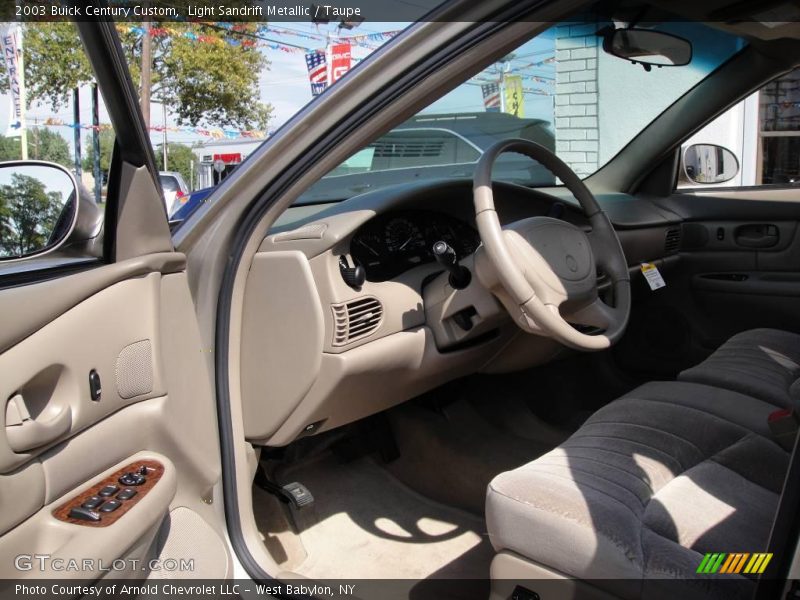 Light Sandrift Metallic / Taupe 2003 Buick Century Custom
