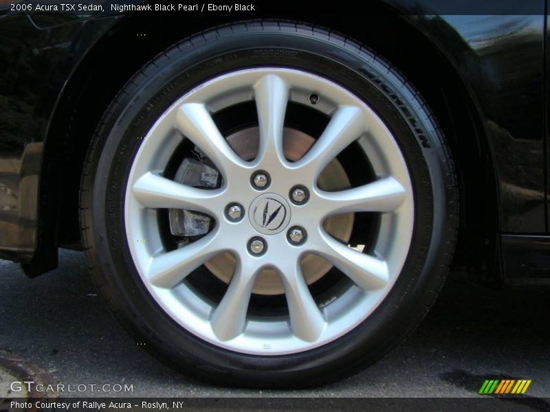 Nighthawk Black Pearl / Ebony Black 2006 Acura TSX Sedan