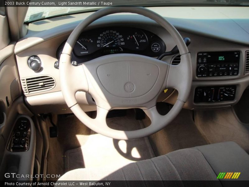 Light Sandrift Metallic / Taupe 2003 Buick Century Custom