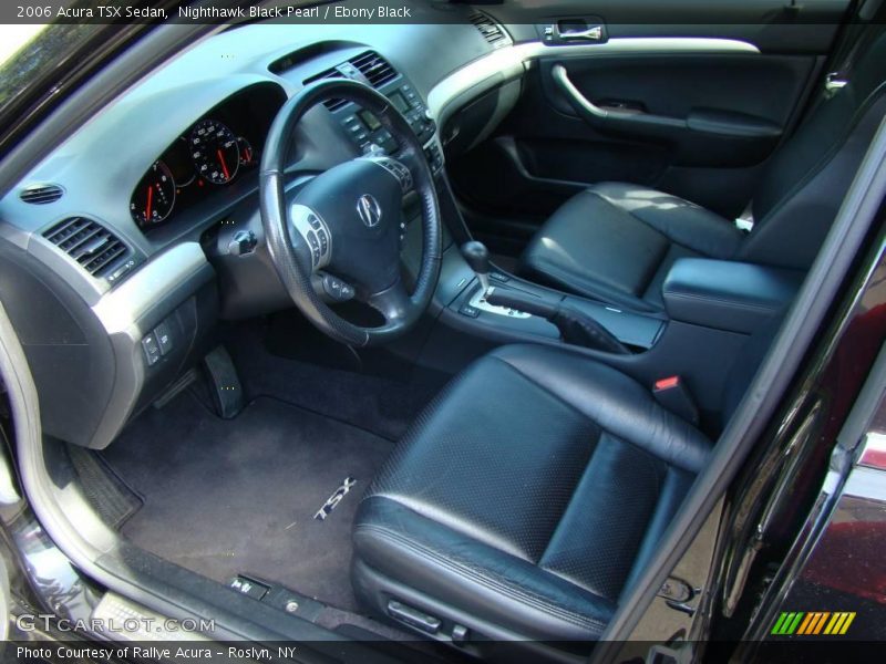 Nighthawk Black Pearl / Ebony Black 2006 Acura TSX Sedan