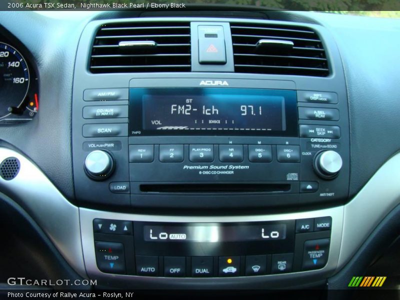 Nighthawk Black Pearl / Ebony Black 2006 Acura TSX Sedan
