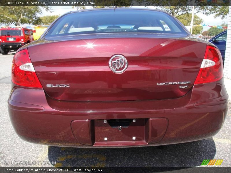 Dark Garnet Metallic / Gray 2006 Buick LaCrosse CX