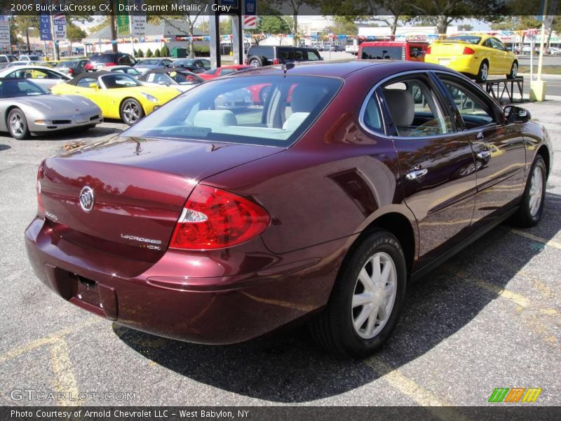 Dark Garnet Metallic / Gray 2006 Buick LaCrosse CX