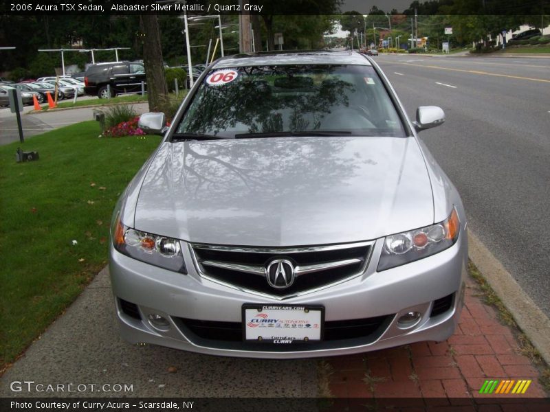 Alabaster Silver Metallic / Quartz Gray 2006 Acura TSX Sedan
