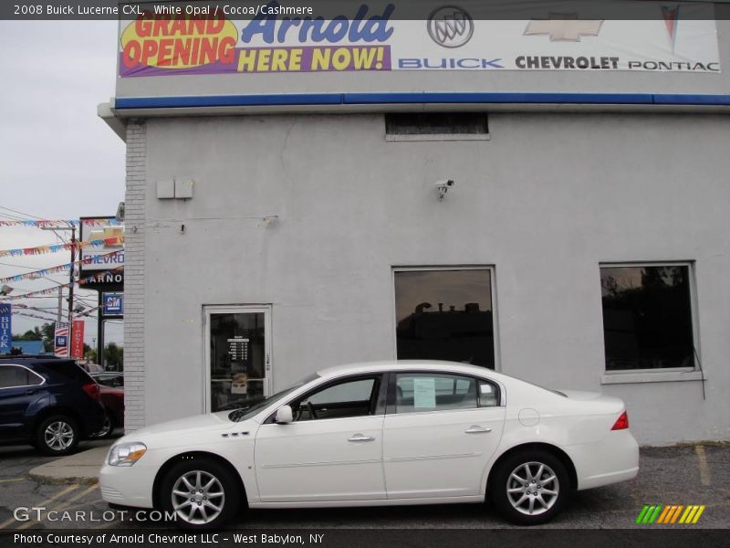 White Opal / Cocoa/Cashmere 2008 Buick Lucerne CXL