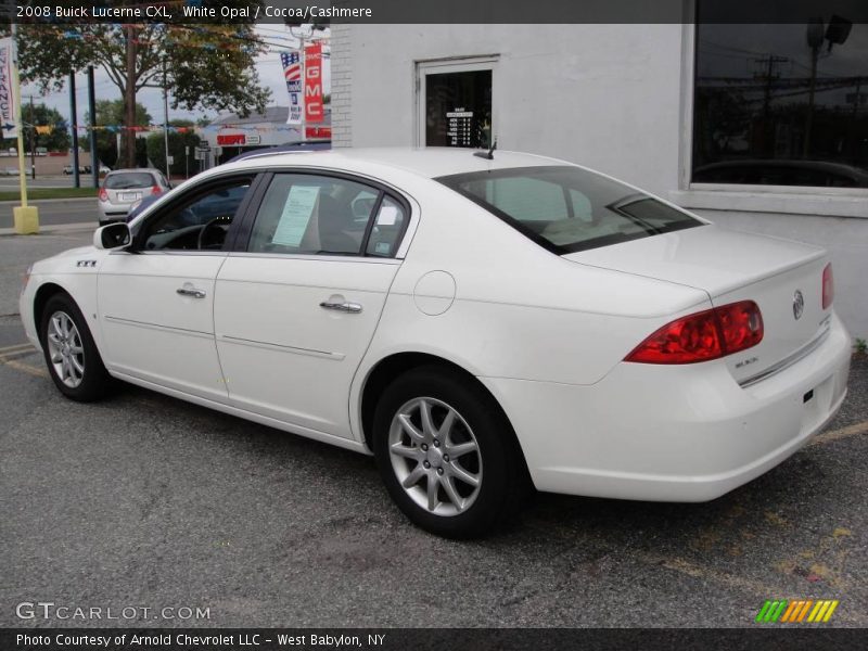 White Opal / Cocoa/Cashmere 2008 Buick Lucerne CXL