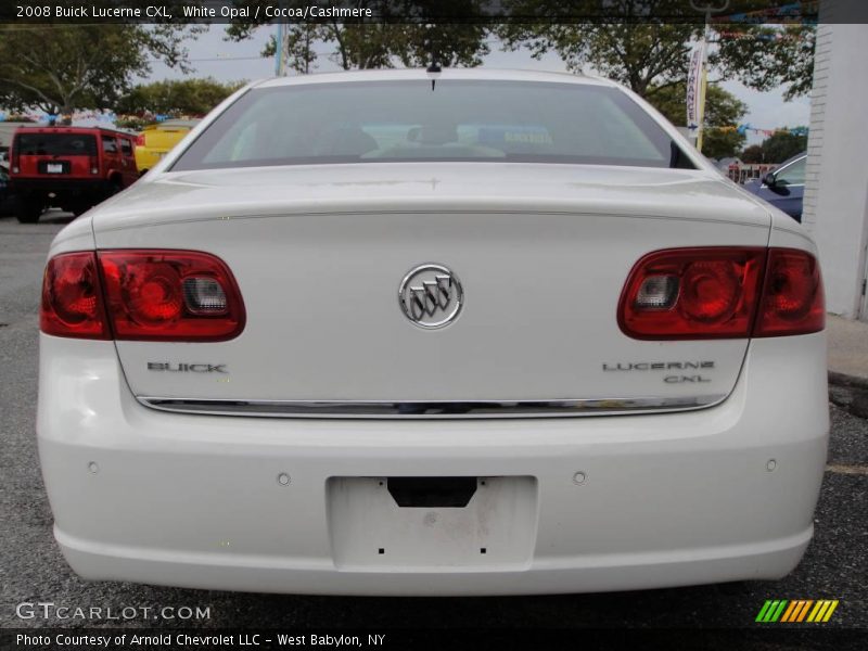 White Opal / Cocoa/Cashmere 2008 Buick Lucerne CXL