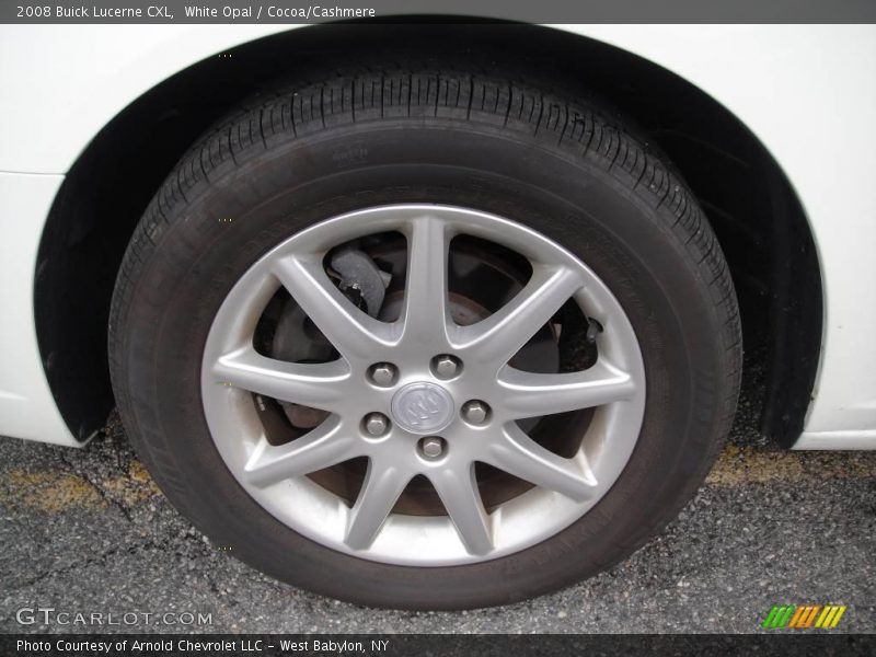 White Opal / Cocoa/Cashmere 2008 Buick Lucerne CXL