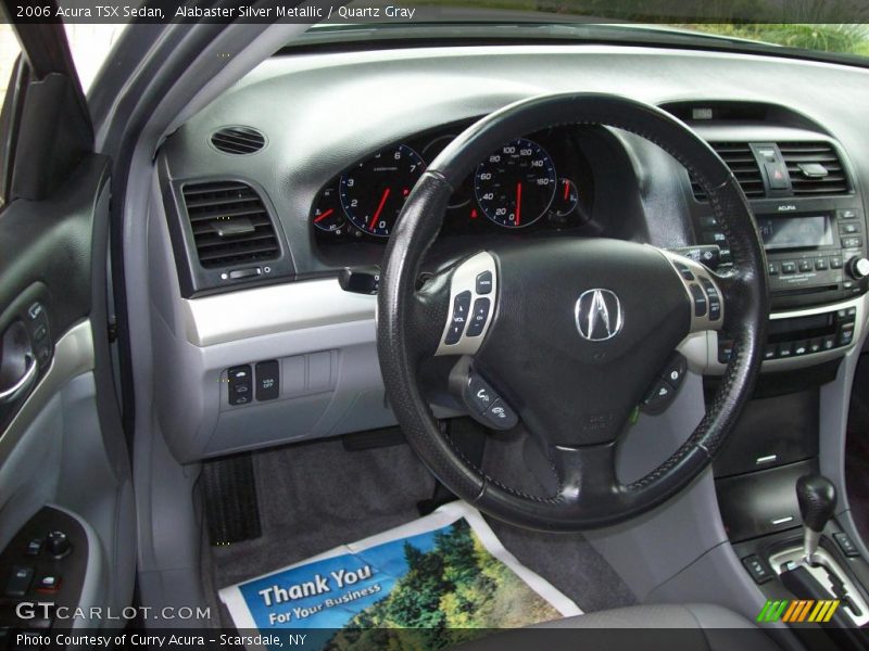 Alabaster Silver Metallic / Quartz Gray 2006 Acura TSX Sedan