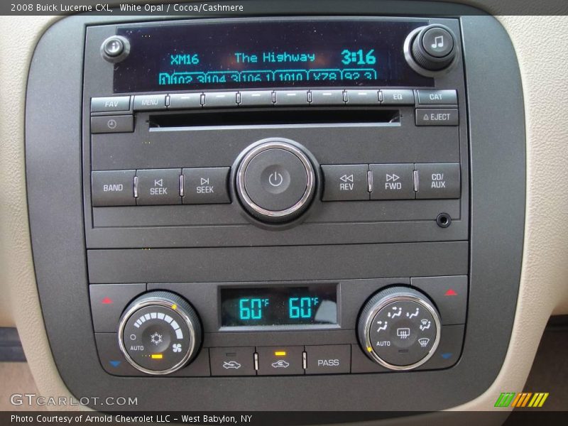 White Opal / Cocoa/Cashmere 2008 Buick Lucerne CXL