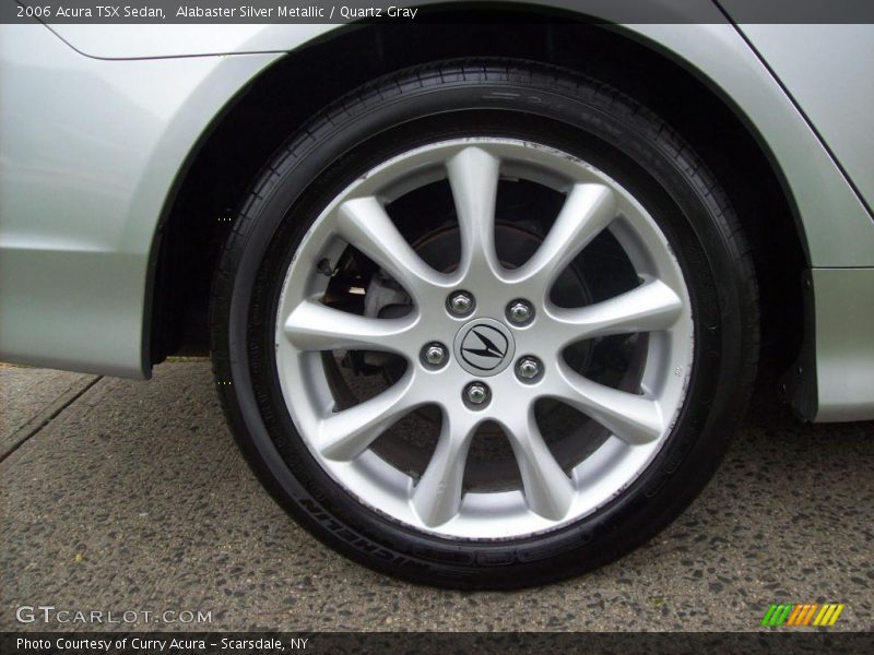 Alabaster Silver Metallic / Quartz Gray 2006 Acura TSX Sedan