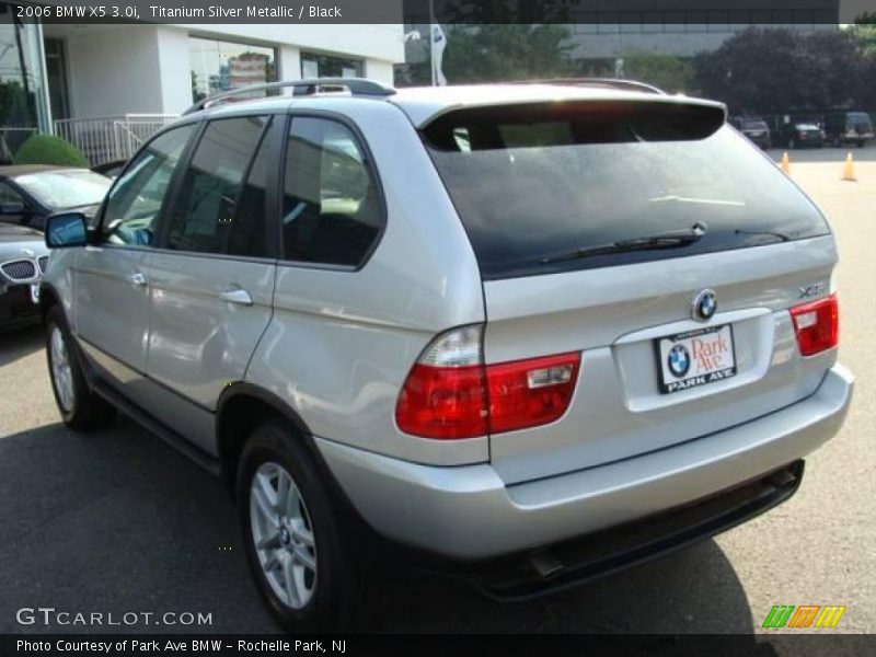 Titanium Silver Metallic / Black 2006 BMW X5 3.0i