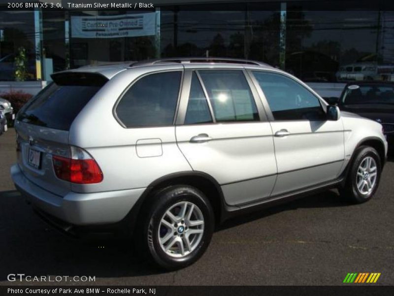 Titanium Silver Metallic / Black 2006 BMW X5 3.0i