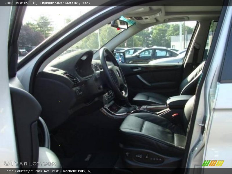 Titanium Silver Metallic / Black 2006 BMW X5 3.0i