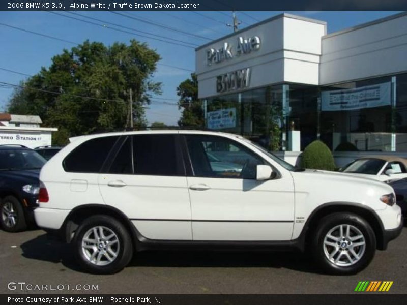 Alpine White / Truffle Brown Dakota Leather 2006 BMW X5 3.0i
